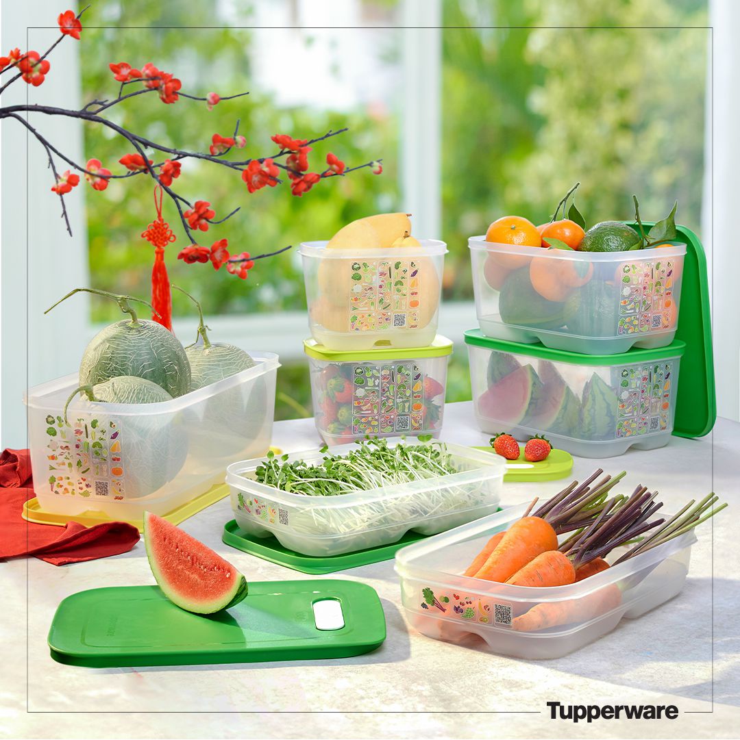 Tupperware - Bộ hộp trữ mát cao cấp có nút hô hấp Ventsmart