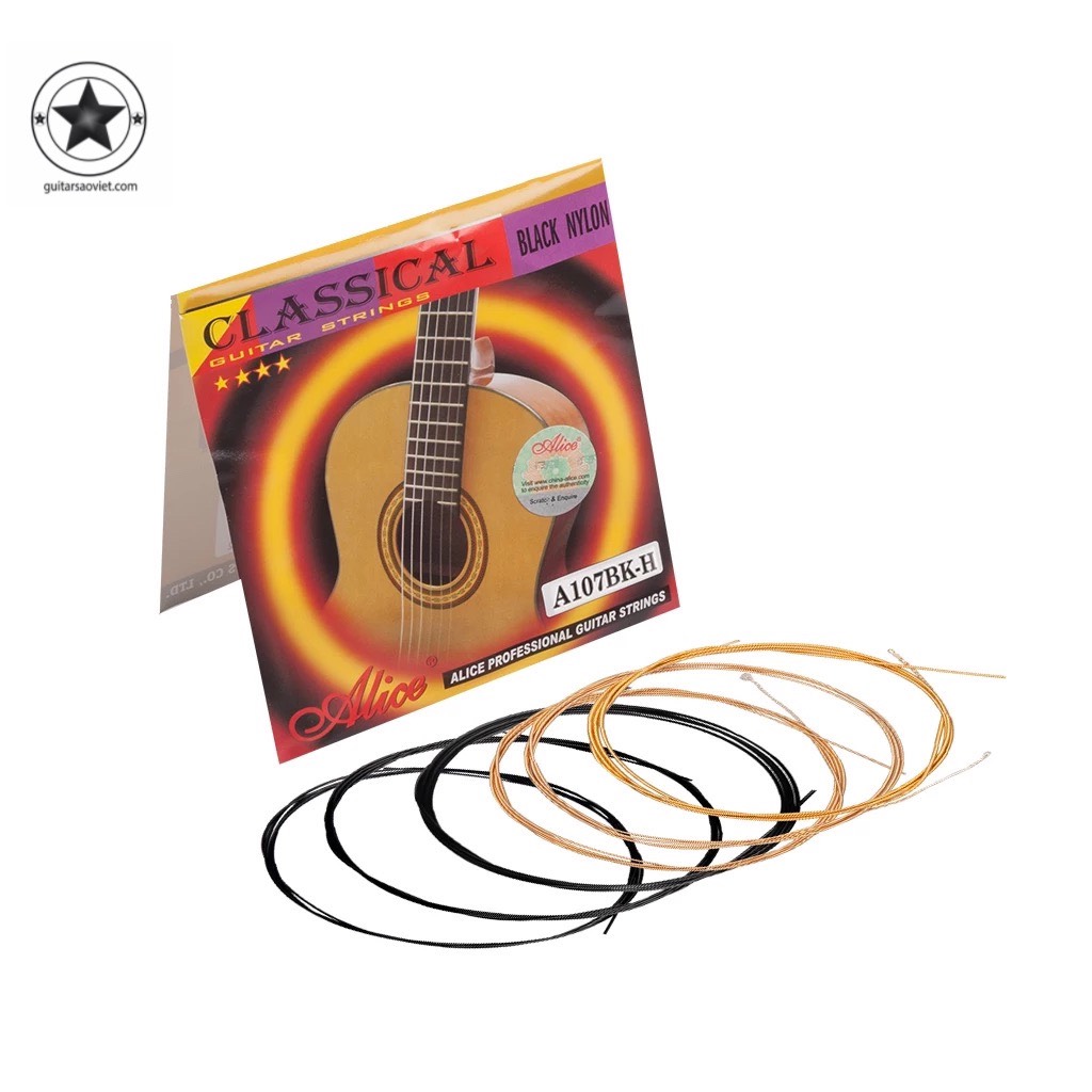 Dây Đàn Guitar Classic Alice A107BK Chính Hãng