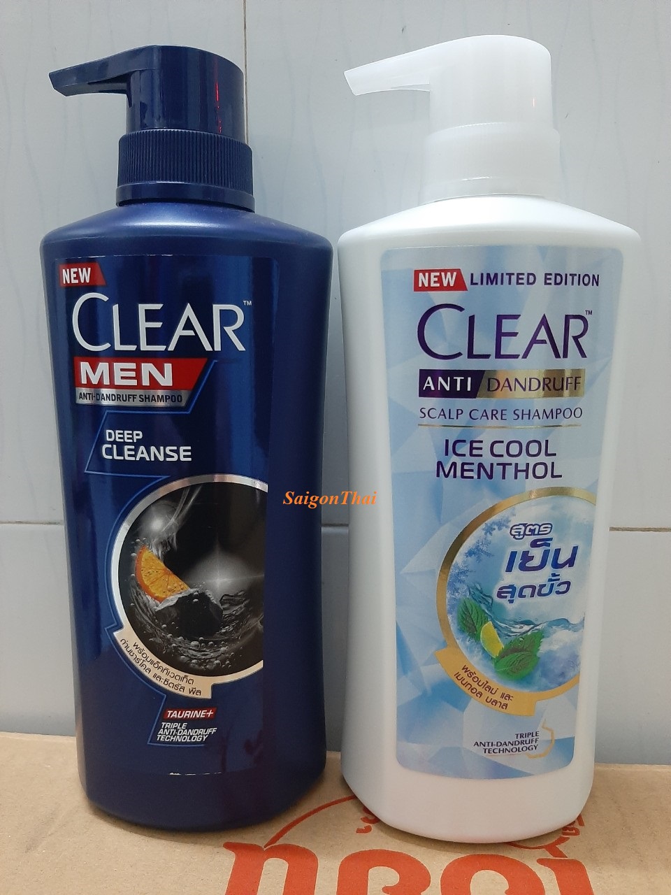 Dầu gội clear men 450ml / clear nữ bạc hà 480ml 100% thái lan