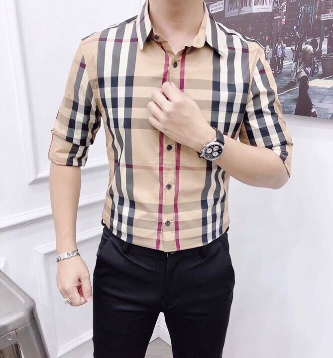 ÁO SƠMI NAM KẺ SỌC MẪU MỚI CAO CẤP THỜI TRANG HANASHOP97 HN1537
