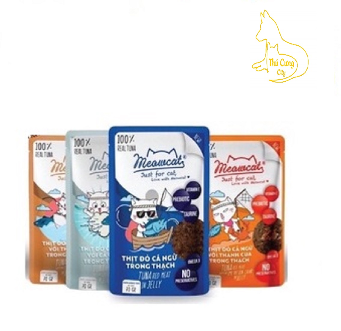 Gói Pate cho mèo Meowcat - 70g