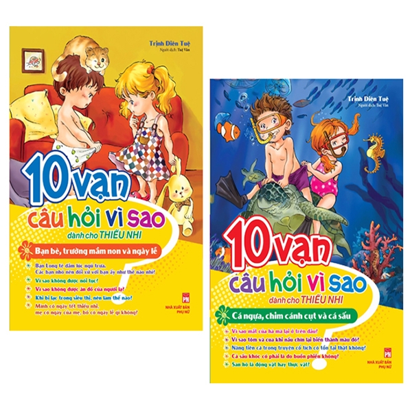 Fahasa - Combo Sách Hay 10 Vạn Câu Hỏi Vì Sao Dành Cho Thiếu Nhi (Bộ 2 Cuốn)