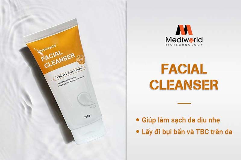 Sữa rửa mặt dưỡng ẩm da Mediworld Facial Cleanser