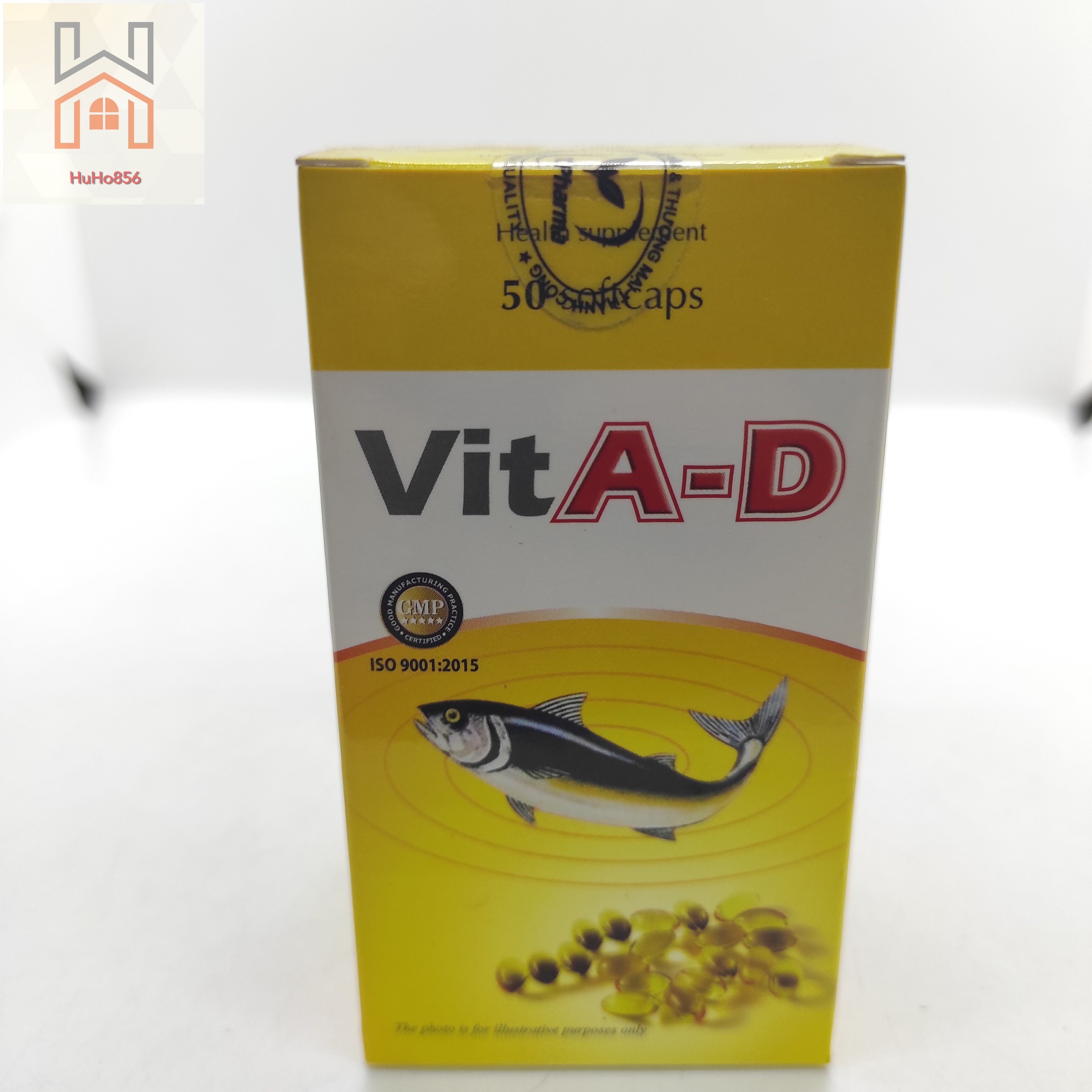 Vita-d bổ sung vitamin a, bổ sung vitamin d3 - hộp 50 viên