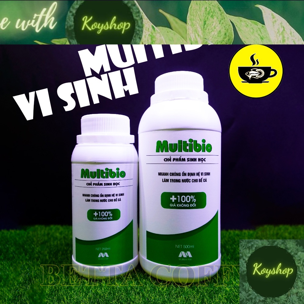 Vi sinh Multibio - Giúp trong nước khử mùi tanh bể cá thủy sinh multi bio