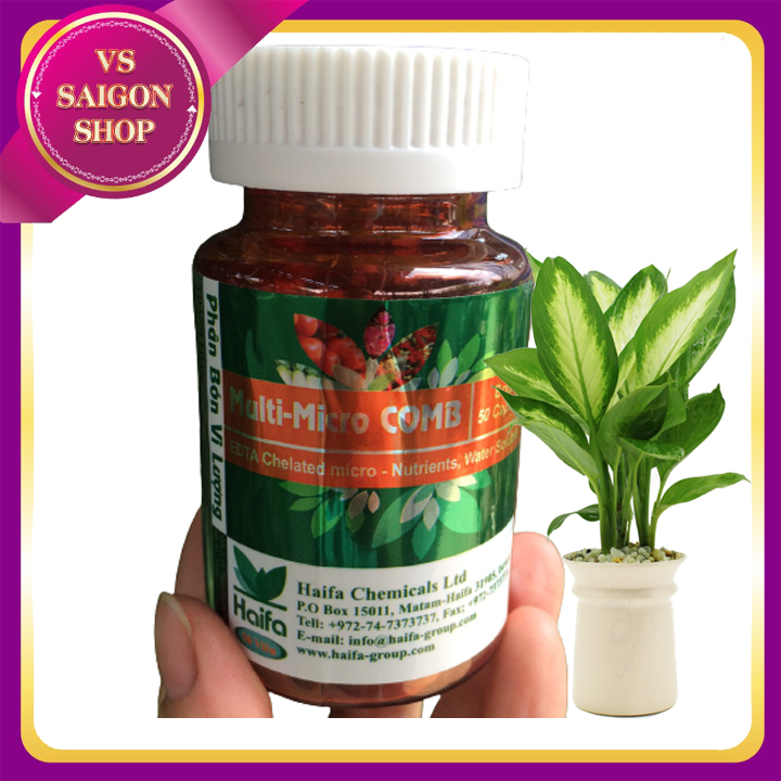 [ COMBO 5 VIÊN ] HAIFA MULTI-MICRO COMB: Phân Bón Vi Lượng Dạng Viên 1Gam