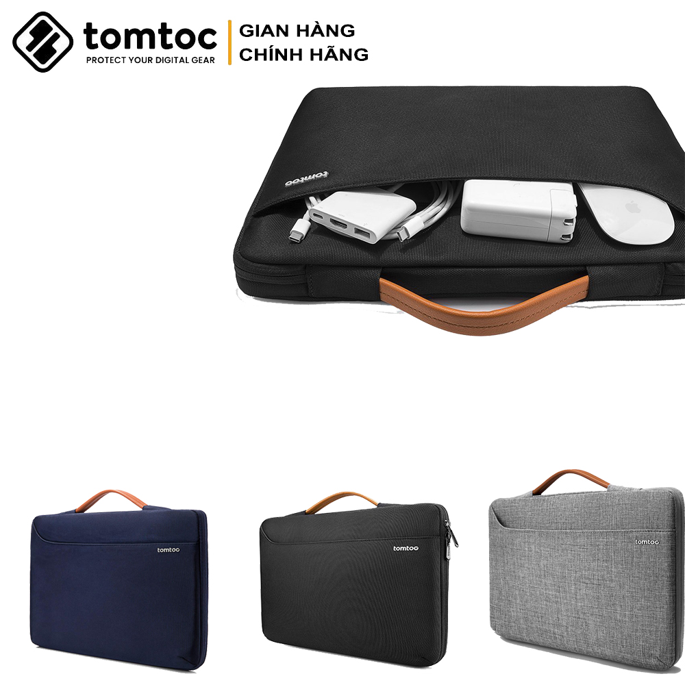 Túi Tomtoc A22 Spill Resistant cho Laptop, Macbook, Surface 13/15/16Hàng chính hãng