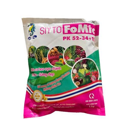 Phân bón lá mkp - nhập khẩu thái lan - sitto fopro pk 52-34+te 1kg