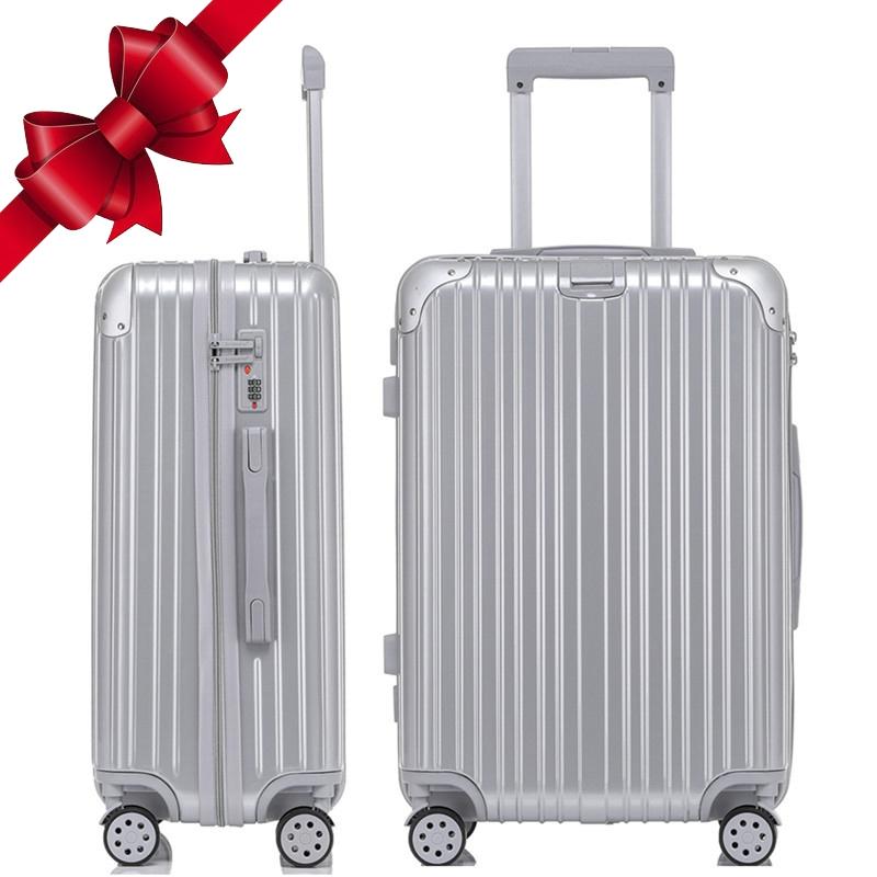 VALI KÉO, VALI DU LỊCH NHỰA PC CAO CẤP SIZE 24 [TẶNG BAO TRÙM VALI]