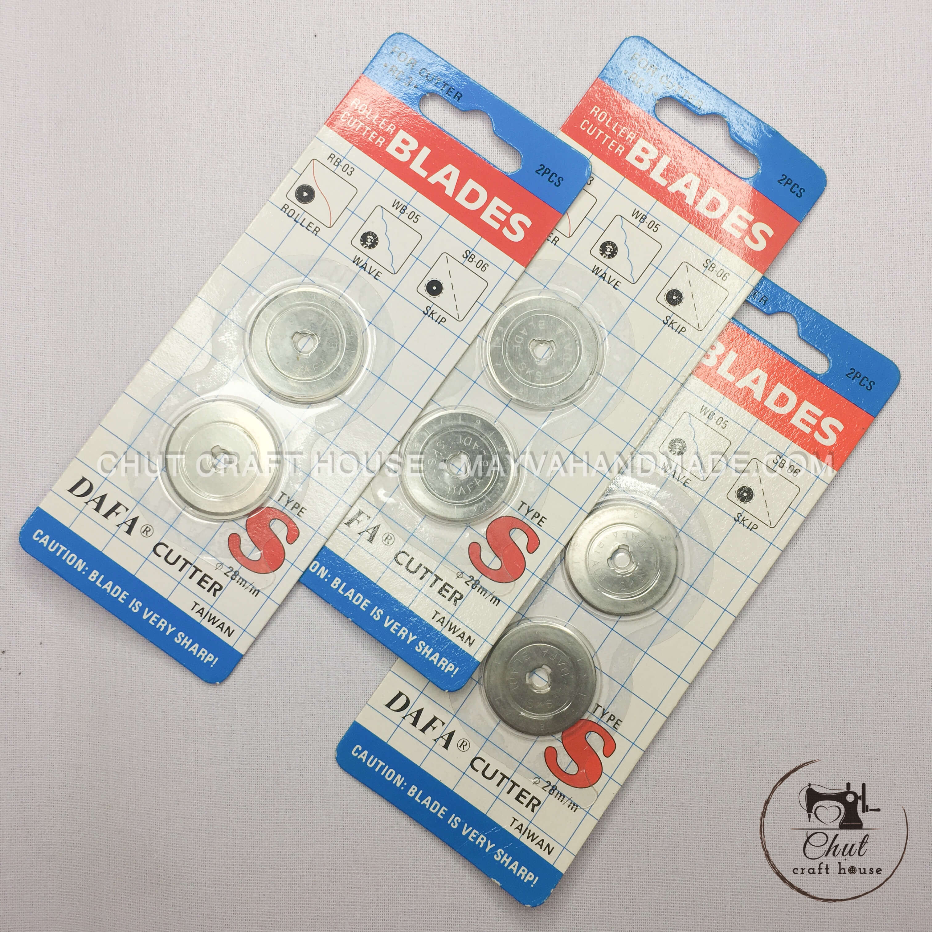 Lưỡi dao tròn 28mm dùng cho cắt da, vải, thủ công
