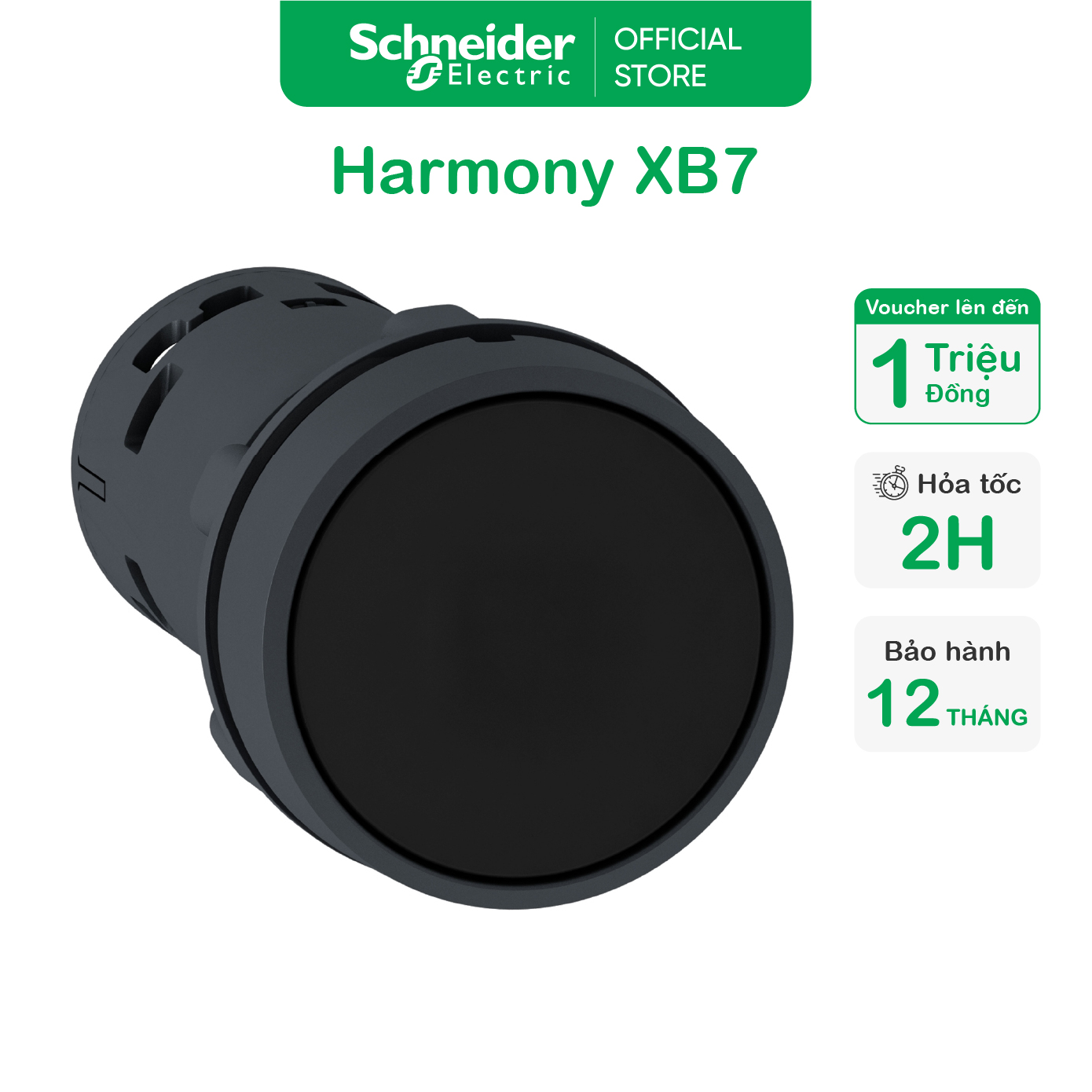 Nút nhấn nhả không đèn led 1no+1nc phi 22mm dòng xb7 - schneider electric - xb7na35 xb7na45 xb7na25 xb7na85