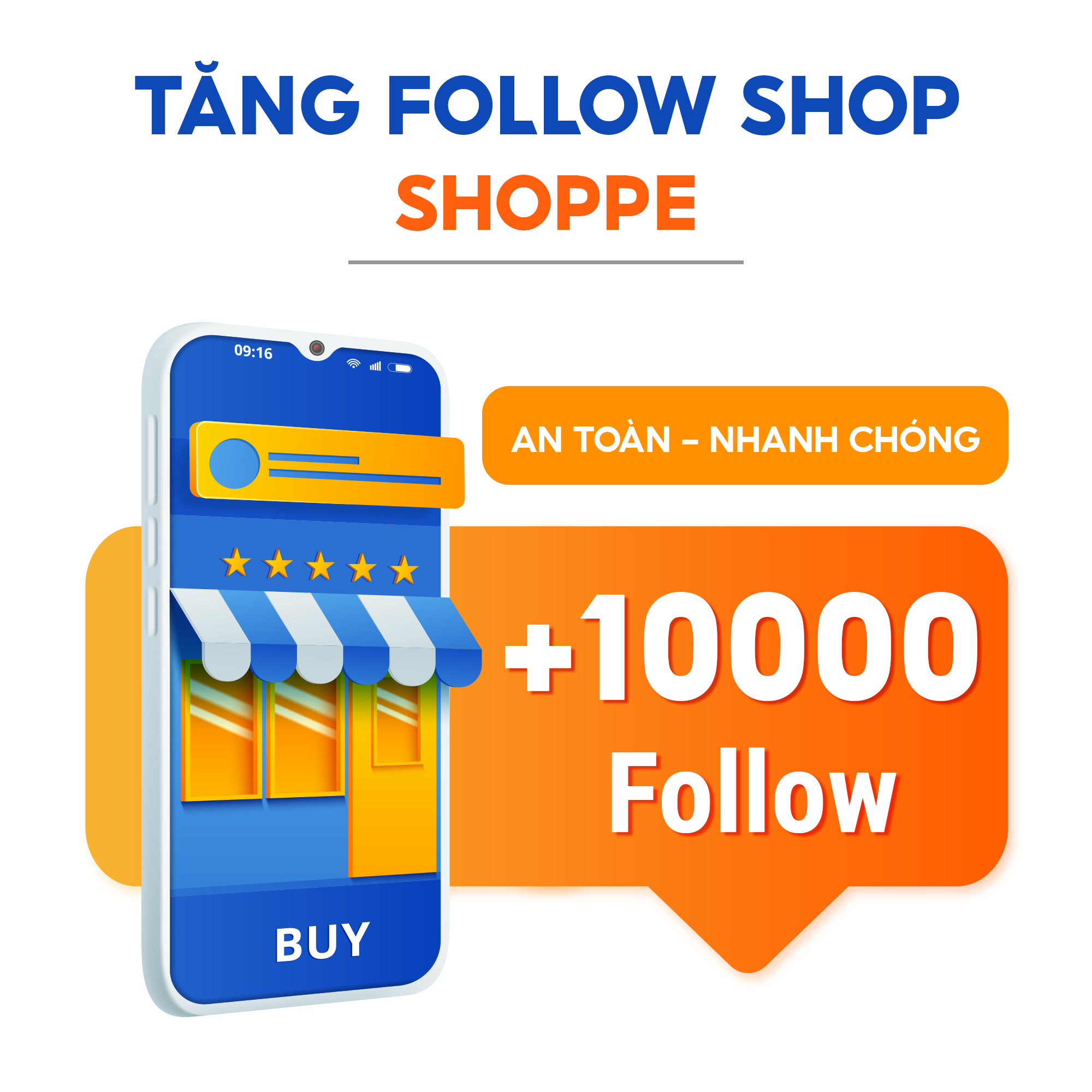 Gói Tăng 10.000 Follow Gian hàng Shoppe - Nhanh Chóng, An Toàn, Hiệu Quả - Skydes