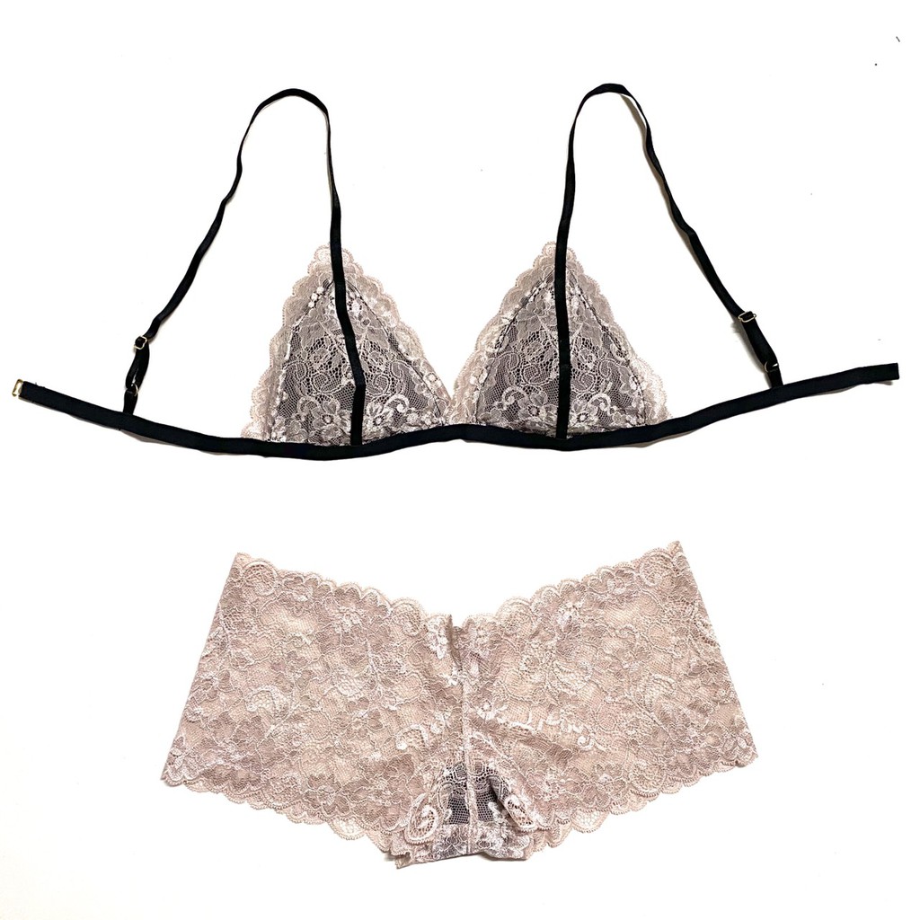 Hisexy b109 set đồ lót bralette ren cao cấp thiết kế gọng mỏng kiểu quần t