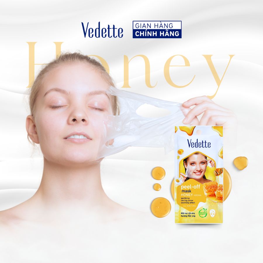 Mặt nạ lột nhẹ Vedette Hương Mật Ong 12g