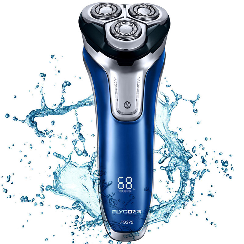 Máy cạo râu Flyco FS375, máy cạo râu điện đa năng, 3 lưỡi chất lượng cao. Chính hãng Flyco