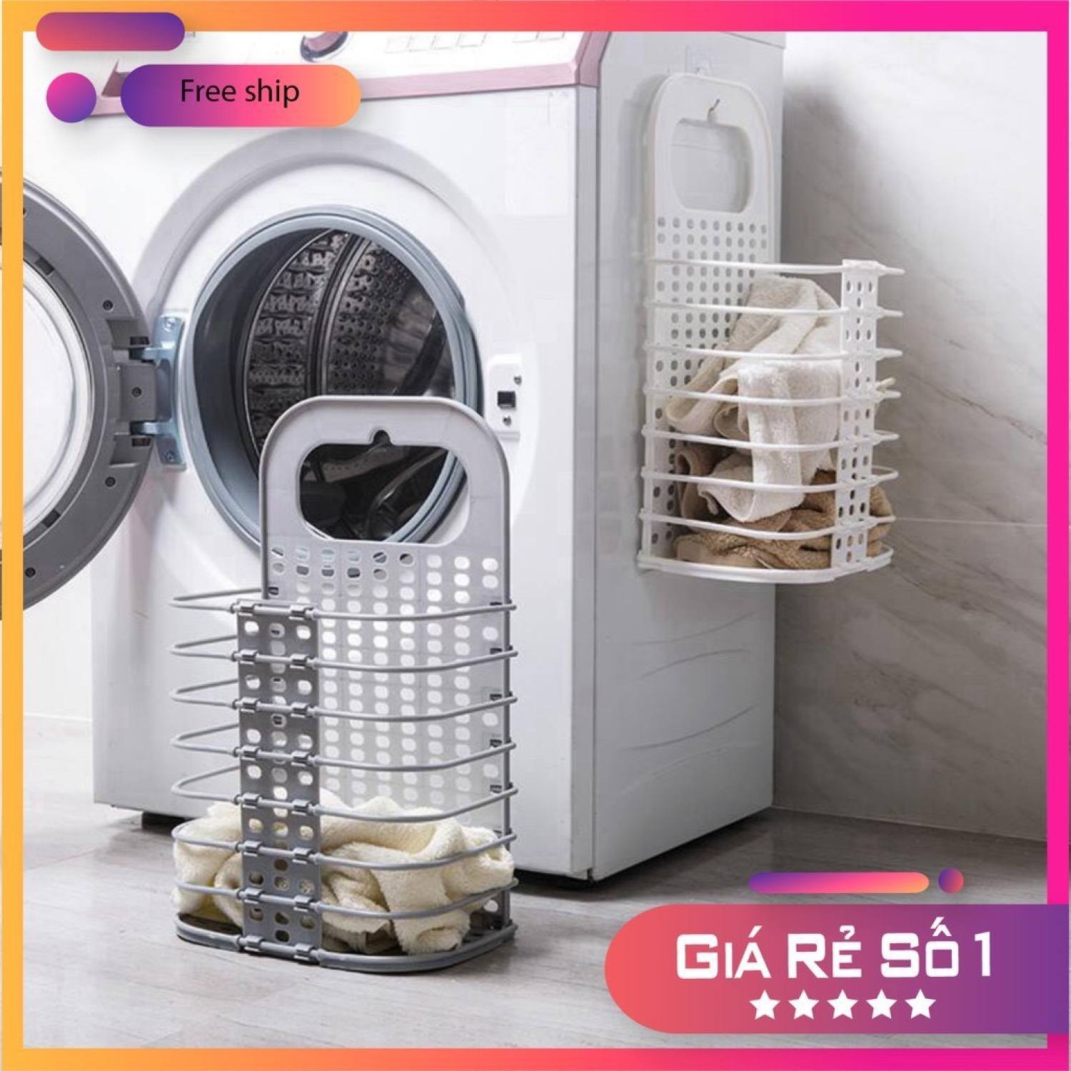 Giỏ đựng quần áo - Giỏ giặt ủi và đồ dùng sinh hoạt cho gia đình
