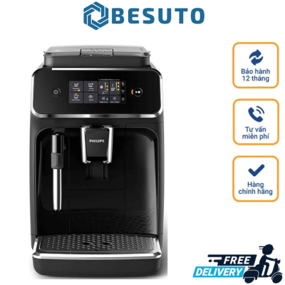 Máy pha cà phê tự động phillips ep2221/40 / ep2231/40, philips coffee maker, máy pha café, espresso, cappuccino, áp suất 15 bar, dung tích 1.8l, máy pha cà phê gia đình, cho văn phòng, nhập khẩu rumania, bảo hành 12 tháng