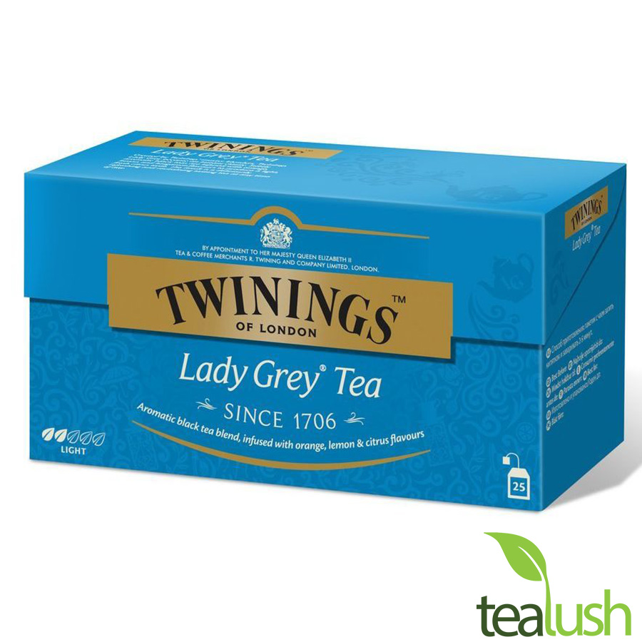 Trà Twinings Lady Grey – Trà đen hương bergamot 25 gói