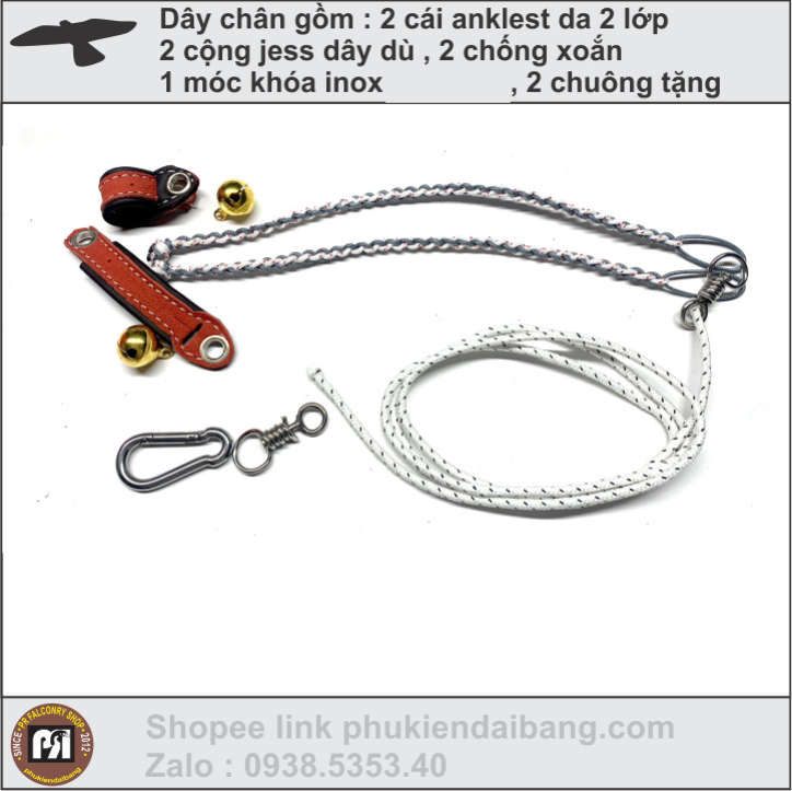 Dây buộc chân ưng ấn độ