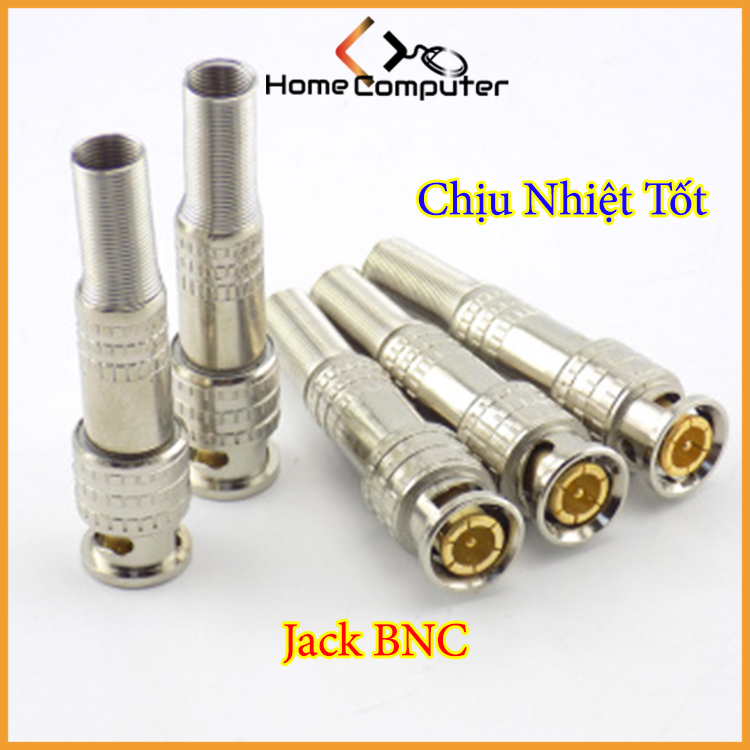 Jack BNC Nối Cáp Đồng Trục Cho Camera - Chịu Nhiệt Tốt