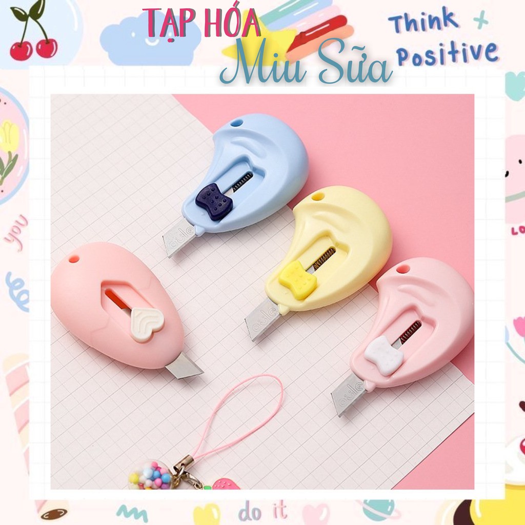 Dao rọc giấy tròn nhiều màu đơn giản dễ dùng - MiuSua
