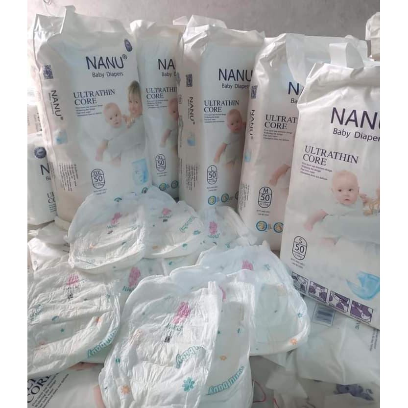 Bỉm quần nanu 50 miếng m/l/xl/xxl/xxxl/s