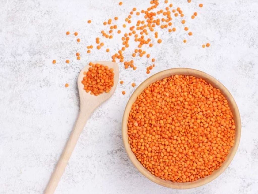 Đậu lăng đỏ cam san hô hữu cơ cobifood 500g nhập khẩu pháp