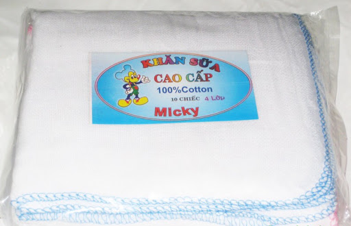 10 Chiếc khăn sữa 4 lớp cho bé