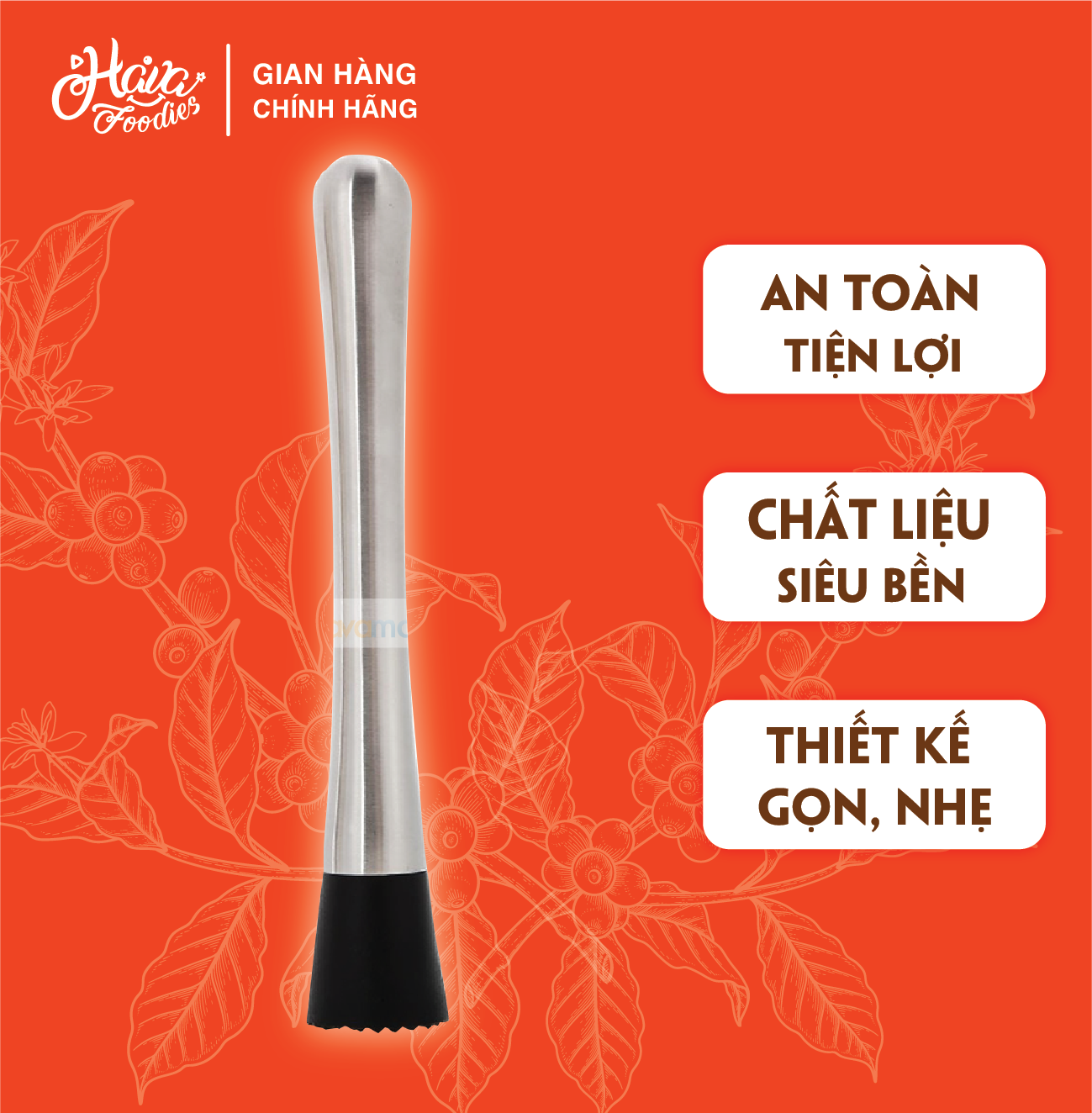 Chày Dầm Pha Chế Cocktail– Bar muddle