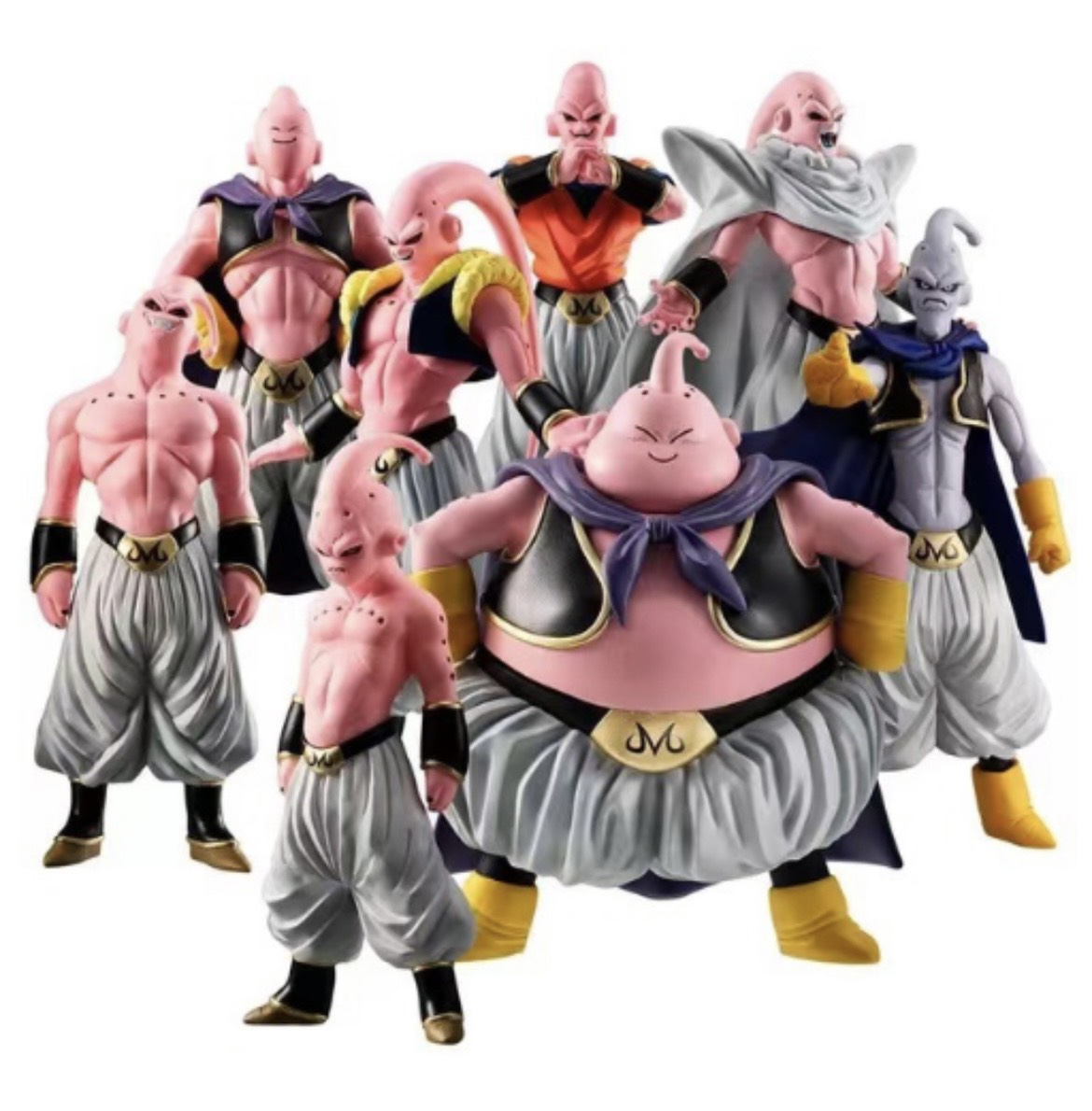 Mô hình Dragon Ball bộ 8 Ma Bư nhiều dạng biến thể Majin Buu