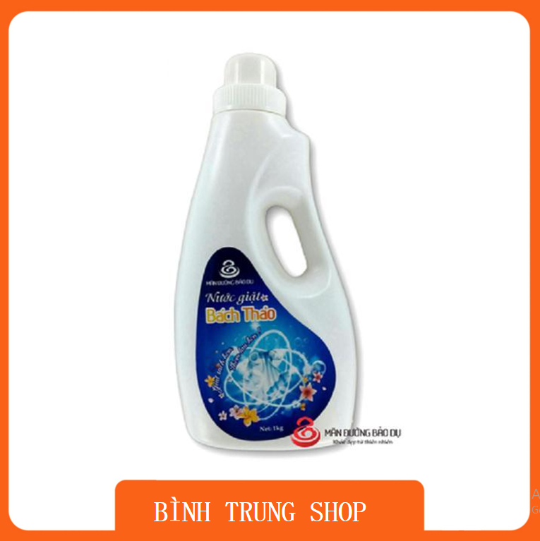 Nước giặt Bách Thảo gốc tự nhiên an toàn hiệu quả không gây dị ứng da 1kg - Hàng Chính Hãng