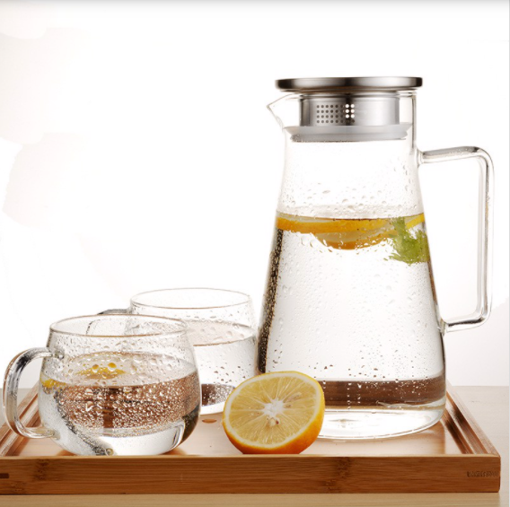 ẤM PHA TRÀ DELI INOX 1.2L GPH 26 , BÌNH PHA TRÀ THỦY TINH , BÌNH Ủ TRÀ CAO CẤP, CA ĐỰNG NƯỚC 1200ML
