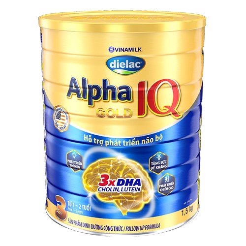 Sữa bột dielac alpha gold iq 3 1,5kg