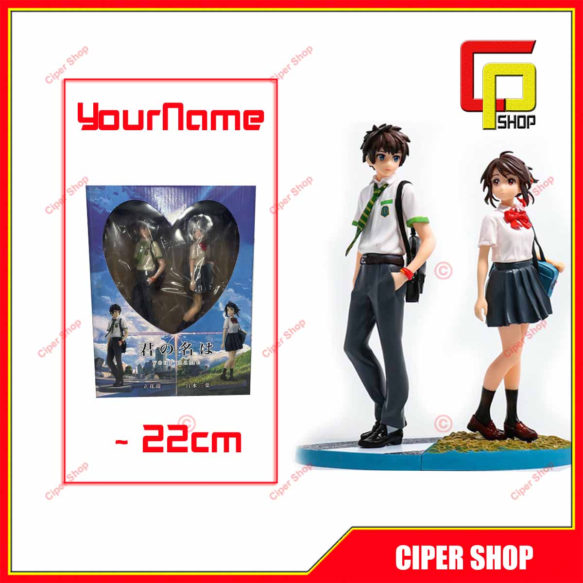 Mô hình Miyamizu Mitsuha - Tachibana Taki 1/8 - Your Name