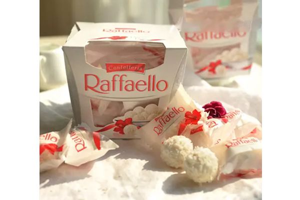 Kẹo hạnh nhân socola phủ dừa raffaello hop 150gr