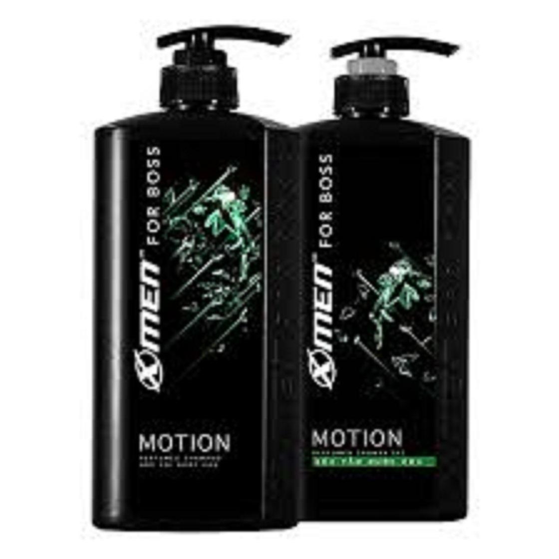 Combo dầu gội nước hoa x-men for boss motion 650g + sữa tắm nước hoa x-men for boss motion 650g
