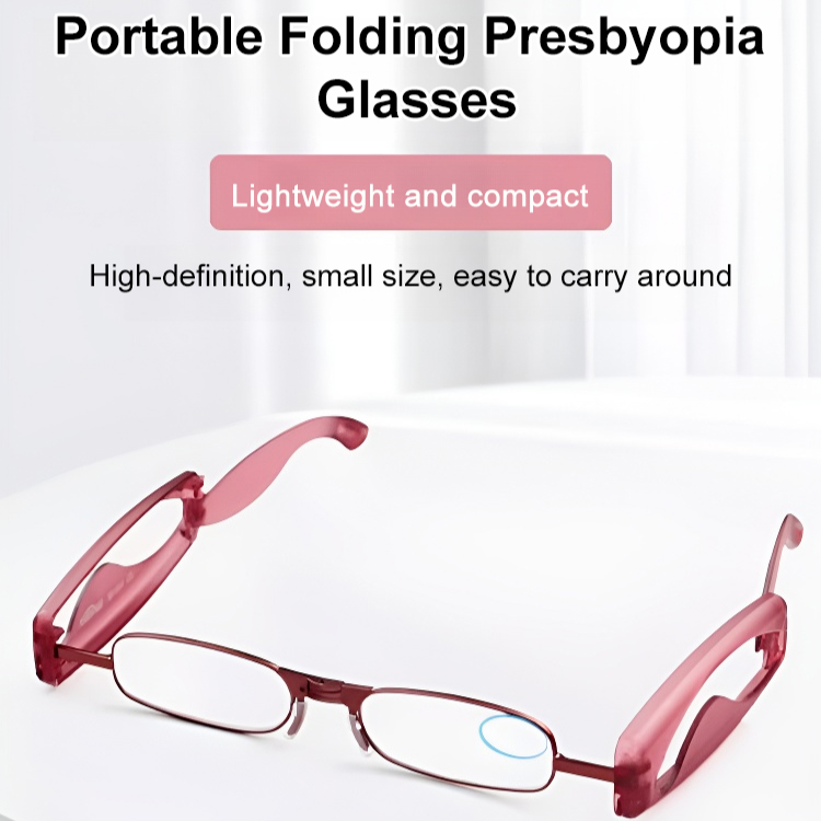 aomulei Portable reading glasses hanging neck folding reading glasses
