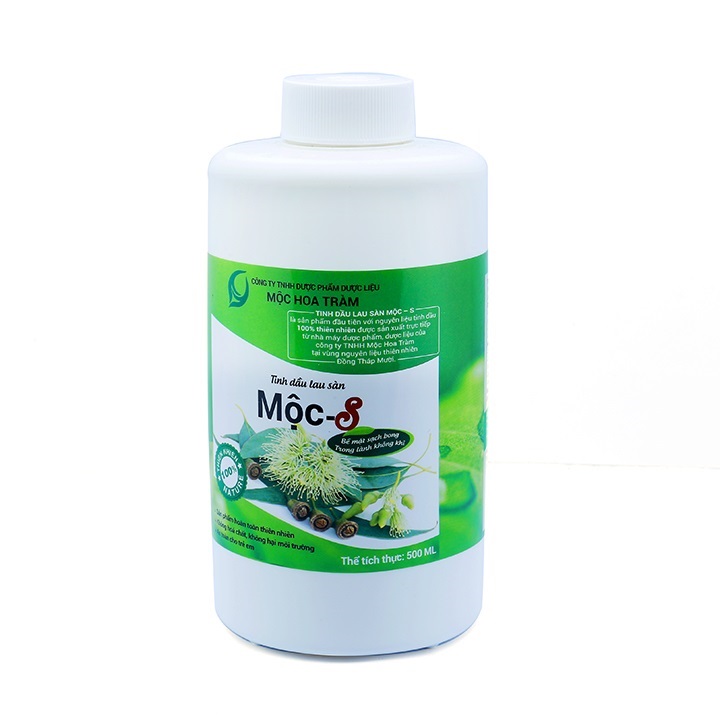 Nước lau sàn tinh dầu sát khuẩn MỘC-S tốt cho trẻ em chai 500ml