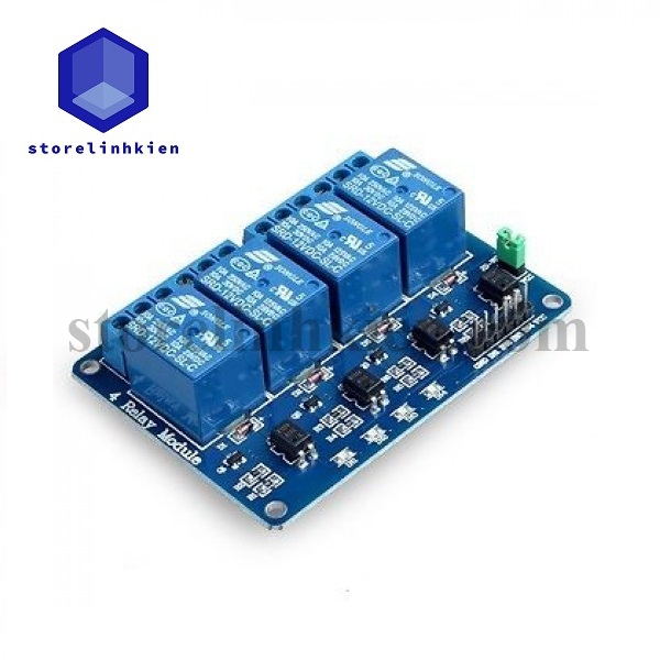 Mạch 4 relay 5v & 12v opto cách ly