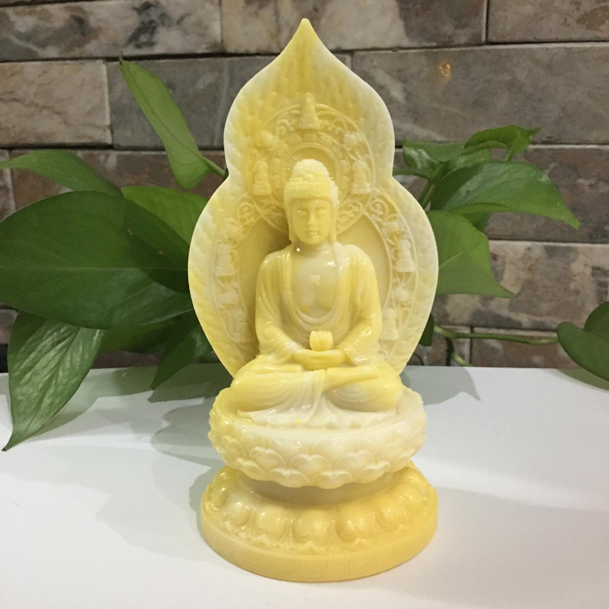Tương phật - tượng phật a di đà cao 18 cm mang bình an