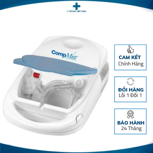 Máy xông mũi họng compmist, máy khí dung mũi họng cho cả gia đình bảo hành 24 tháng bảo hành 5 năm