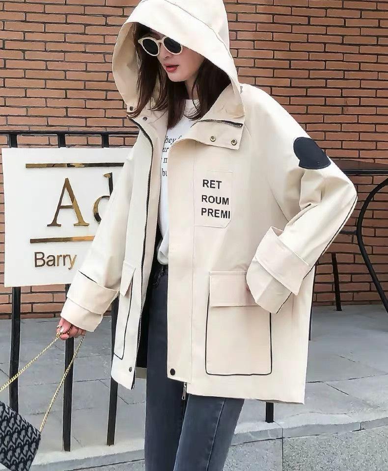 [HCM]Áo Khoác KaKi Nữ Kèm Nón Basic