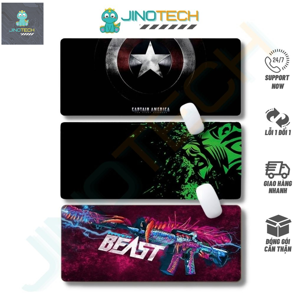 Lót Chuột, Pad Chuột Cỡ Lớn 70x30cm Chuyên Game Chống Trơn Trượt Có Khâu Viền Siêu Bền Siêu Rẻ