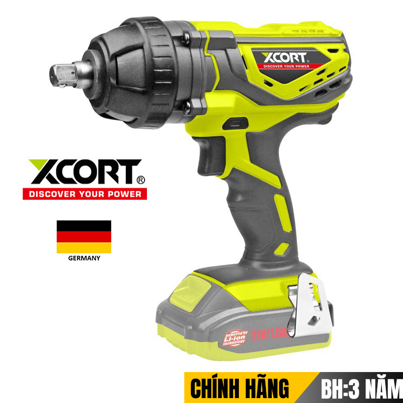 Máy siết bulong XCORT 300NM Máy siết ốc dùng pin 20V MAX Hàng Chính Hãng