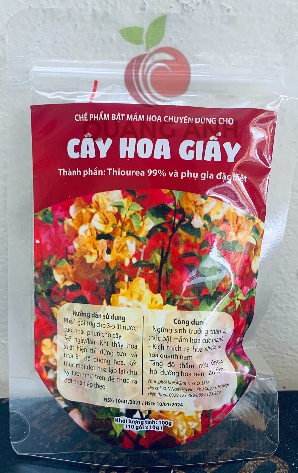 [FreeShip] Phân Bón Hoa Giấy Siêu Kích Hoa - ra Hoa Quanh Năm - Tăng Độ Thăm - Gói 100gr