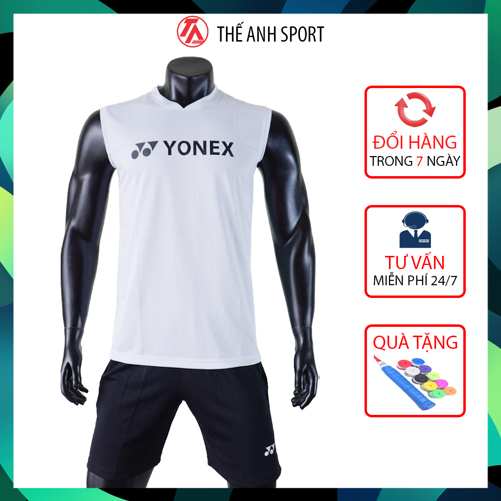 [Hoàn tiền MAX] Áo cầu lông training sát nách, áo yonex tập luyện và thi đấu cầu lông mùa giải 2022
