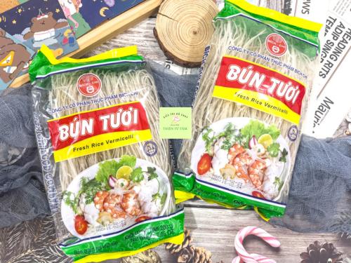 Bún tươi sấy khô vina bích chi sợi bún dai mềm vừa phải 200g