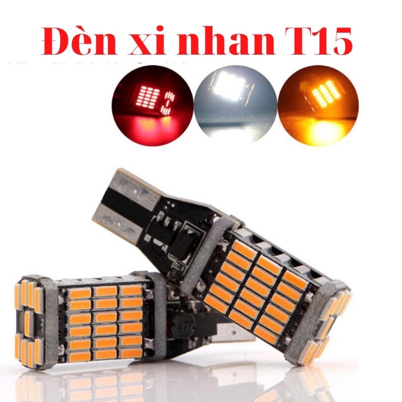 Đèn xi nhan t15 gắn xe máy oto / đèn lùi t15/t10 siêu sáng gắn oto ,xe máy
