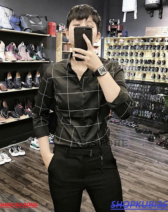 Áo sơ mi nam cao cấp hàng chuẩn shopkubi36