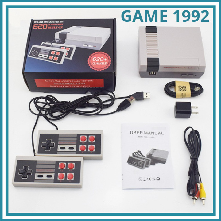 Máy chơi game 4 nút 620 game phiên bản tay cầm usb xịn